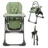 SCAUN DE MASĂ KINDERKRAFT TUMMIE, PLIABIL, GREEN
