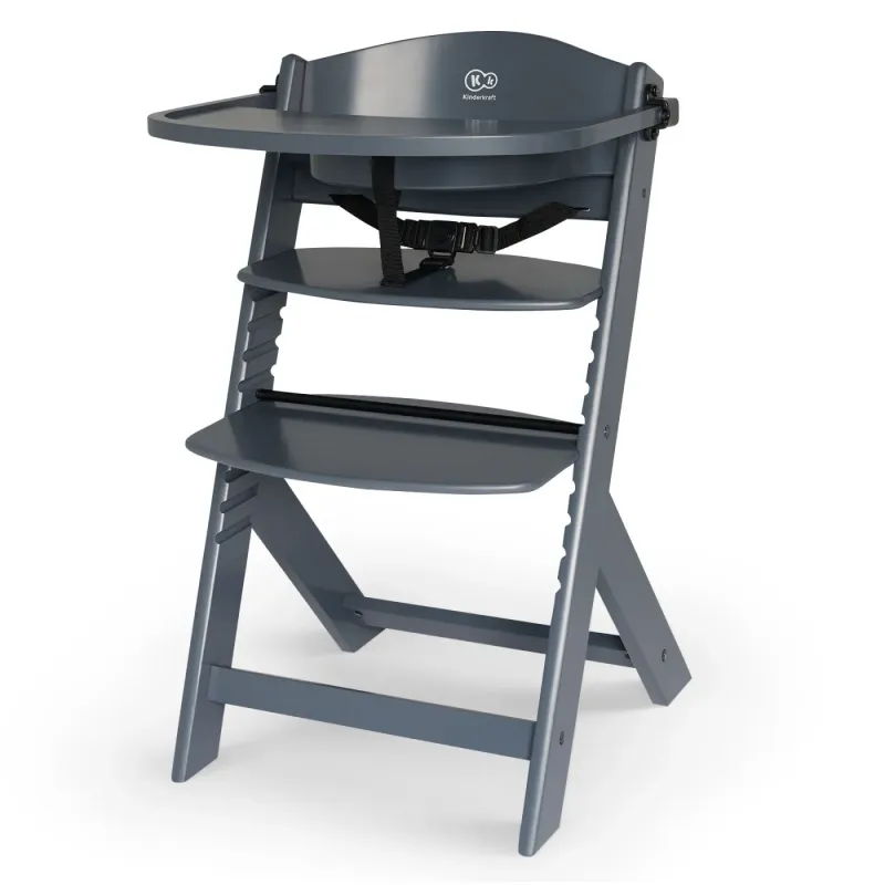 SCAUN DE MASĂ KINDERKRAFT ENOCK, 3 IN 1, GREY