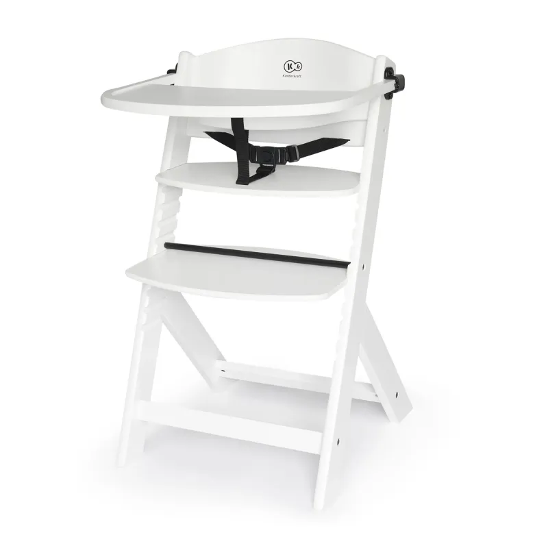 SCAUN DE MASĂ KINDERKRAFT ENOCK, 3 IN 1, FULL WHITE