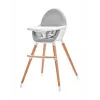 SCAUN DE MASĂ KINDERKRAFT FINI, 2 IN 1, GREY