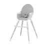 SCAUN DE MASĂ KINDERKRAFT FINI, 2 IN 1, GREY LEGS