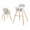 SCAUN DE MASĂ KINDERKRAFT SIENNA, 2 IN 1, GREY