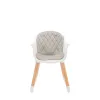 SCAUN DE MASĂ KINDERKRAFT SIENNA, 2 IN 1, GREY