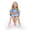 SCAUN DE MASĂ KINDERKRAFT SIENNA, 2 IN 1, GREY