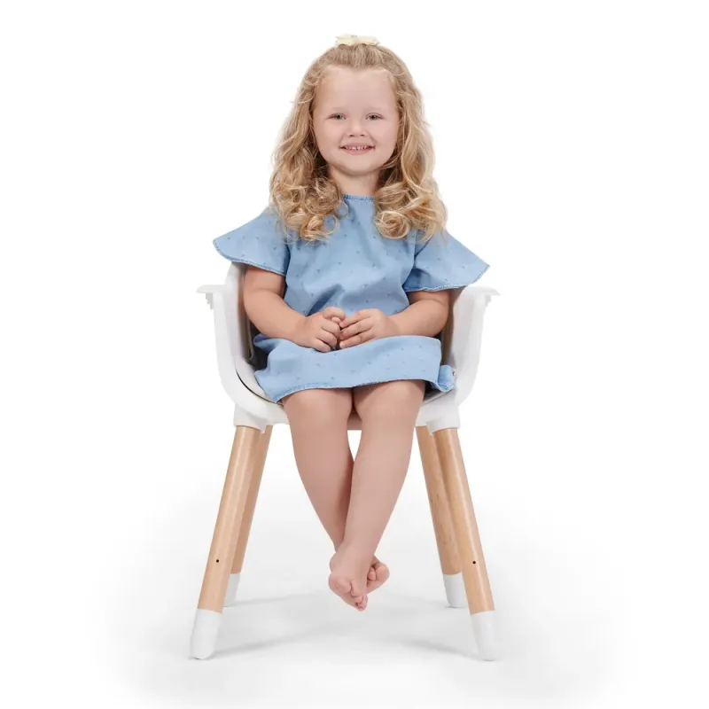 SCAUN DE MASĂ KINDERKRAFT SIENNA, 2 IN 1, GREY