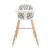 SCAUN DE MASĂ KINDERKRAFT SIENNA, 2 IN 1, GREY