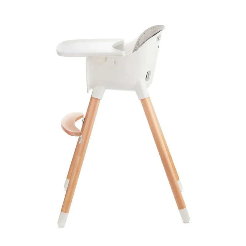 SCAUN DE MASĂ KINDERKRAFT SIENNA, 2 IN 1, GREY