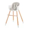SCAUN DE MASĂ KINDERKRAFT SIENNA, 2 IN 1, GREY