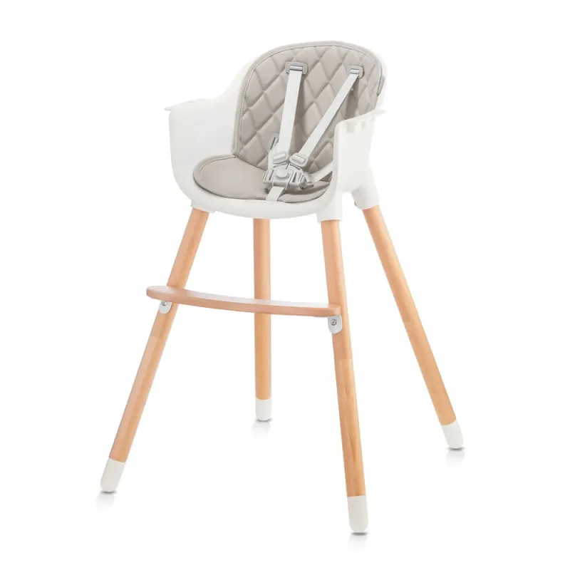 SCAUN DE MASĂ KINDERKRAFT SIENNA, 2 IN 1, GREY