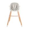 SCAUN DE MASĂ KINDERKRAFT SIENNA, 2 IN 1, GREY