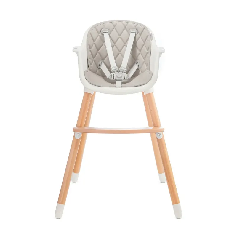 SCAUN DE MASĂ KINDERKRAFT SIENNA, 2 IN 1, GREY