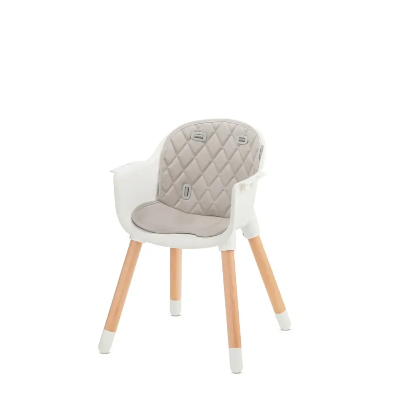 SCAUN DE MASĂ KINDERKRAFT SIENNA, 2 IN 1, GREY