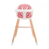 SCAUN DE MASĂ KINDERKRAFT SIENNA, 2 IN 1, PINK