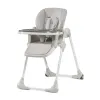 SCAUN DE MASĂ KINDERKRAFT YUMMY PLIABIL, GREY