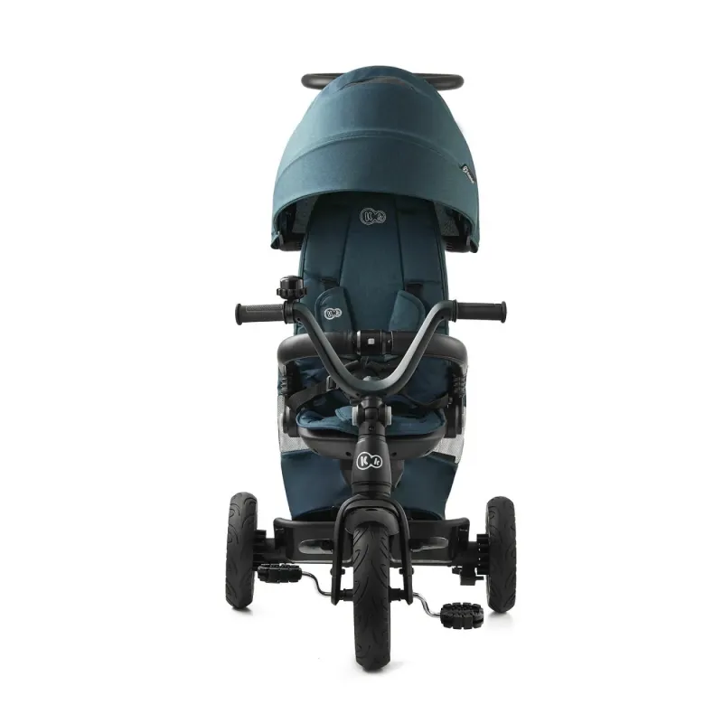 TRICICLETĂ KINDERKRAFT EASYTWIST, MIDNIGHT GREEN