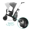 TRICICLETĂ KINDERKRAFT EASYTWIST, PLATINUM GREY