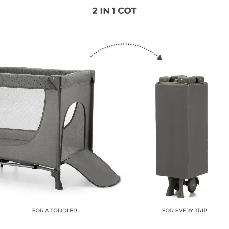 PĂTUȚ TRAVEL KINDERKRAFT JOY2, FARA ACCESORII, DARK GREY