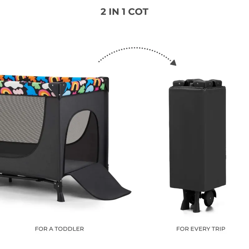 PĂTUȚ TRAVEL KINDERKRAFT JOY2, FARA ACCESORII, BLACK