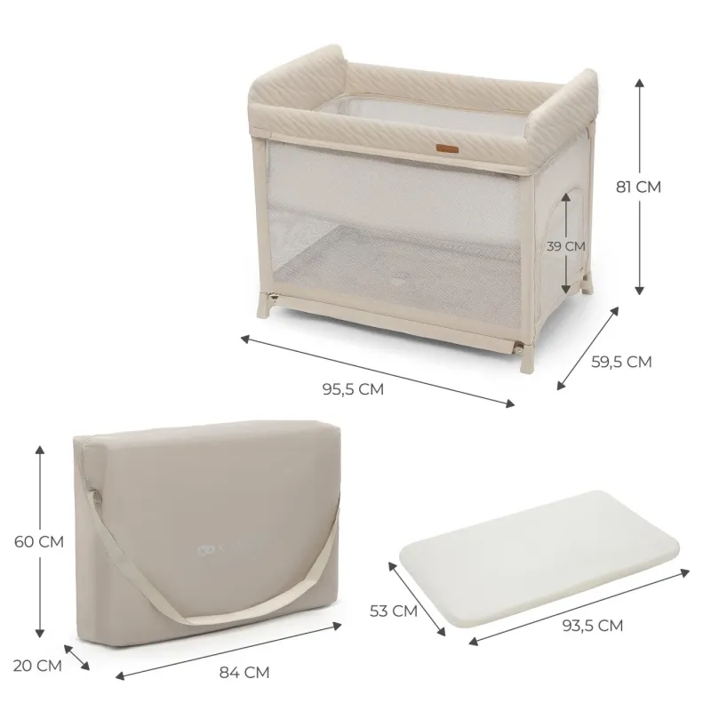 PĂTUȚ DE CALATORIE KINDERKRAFT MOON DREAM, BEIGE