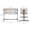 PĂTUȚ CO-SLEEPER KINDERKRAFT NESTEE UP 2, BEJ