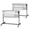 PĂTUȚ CO-SLEEPER KINDERKRAFT NESTEE UP 2, GRI DESCHIS