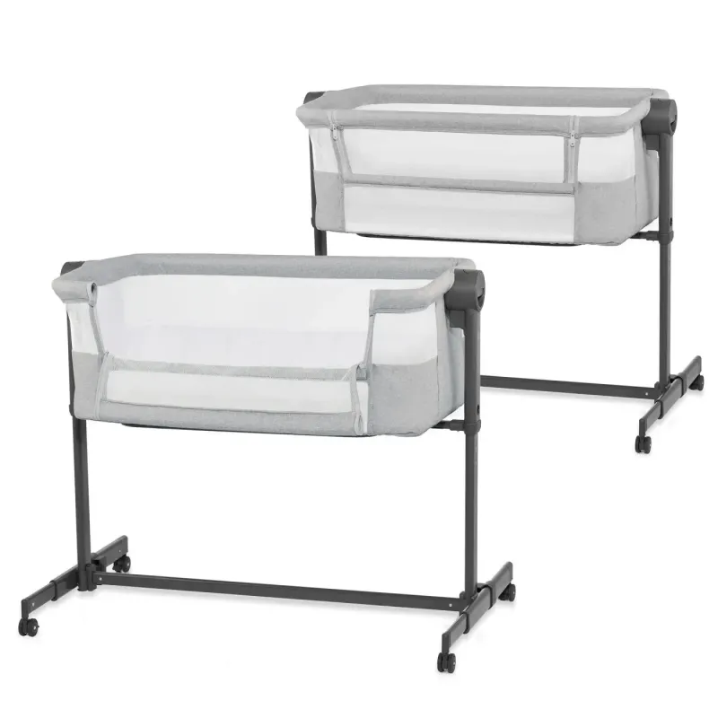 PĂTUȚ CO-SLEEPER KINDERKRAFT NESTEE UP 2, GRI DESCHIS