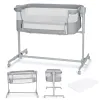 PĂTUȚ CO-SLEEPER KINDERKRAFT NESTE UP, FULL LIGHT GREY