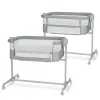 PĂTUȚ CO-SLEEPER KINDERKRAFT NESTE UP, FULL LIGHT GREY