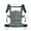 MARSUPIU ERGONOMIC KINDERKRAFT MILO, NATURE VIBES