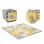 COVORAȘ DE JOACĂ KINDERKRAFT LUNO SHAPES, PUZZLE 3D, SPUMA, YELLOW