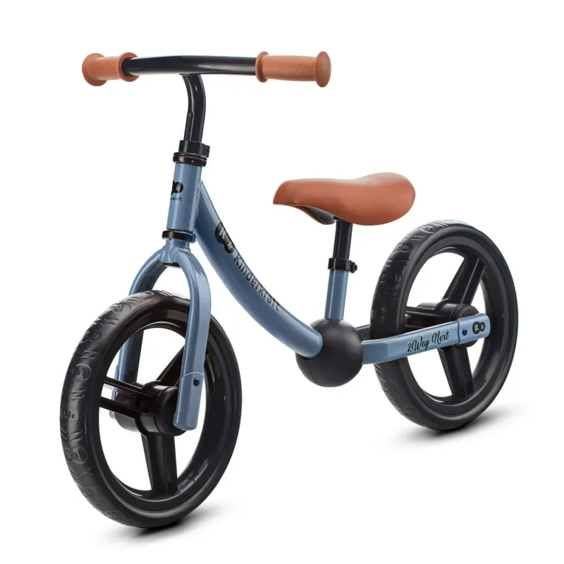 BICICLETĂ FARA PEDALE, KINDERKRAFT - 2WAY NEXT, PORTOCALIU, 12INCH, BLUE SKY