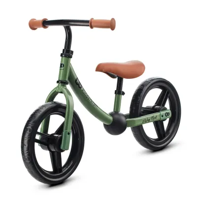 BICICLETĂ FARA PEDALE, KINDERKRAFT - 2WAY NEXT, PORTOCALIU, 12INCH, LIGHT GREEN