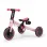 BICICLETĂ DE ECHILIBRU / TRICICLETĂ KINDERKRAFT 4TRIKE, CANDY PINK