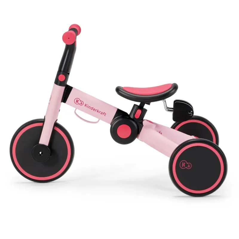 BICICLETĂ DE ECHILIBRU / TRICICLETĂ KINDERKRAFT 4TRIKE, CANDY PINK