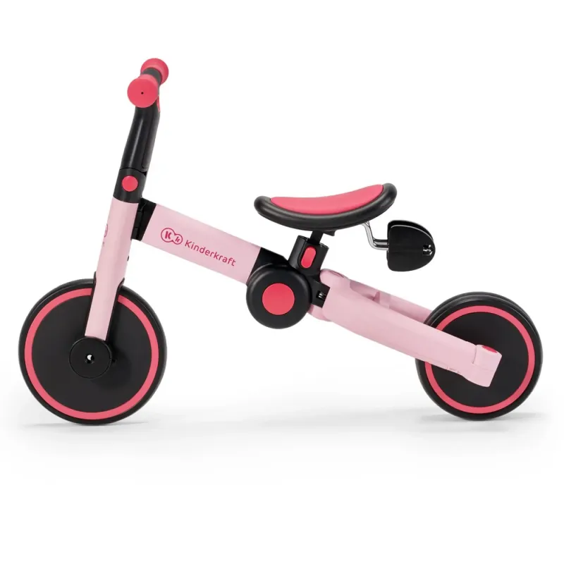 BICICLETĂ DE ECHILIBRU / TRICICLETĂ KINDERKRAFT 4TRIKE, CANDY PINK