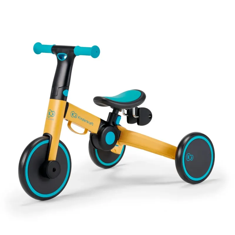 BICICLETĂ DE ECHILIBRU / TRICICLETĂ KINDERKRAFT 4TRIKE, PRIMROSE YELLOW