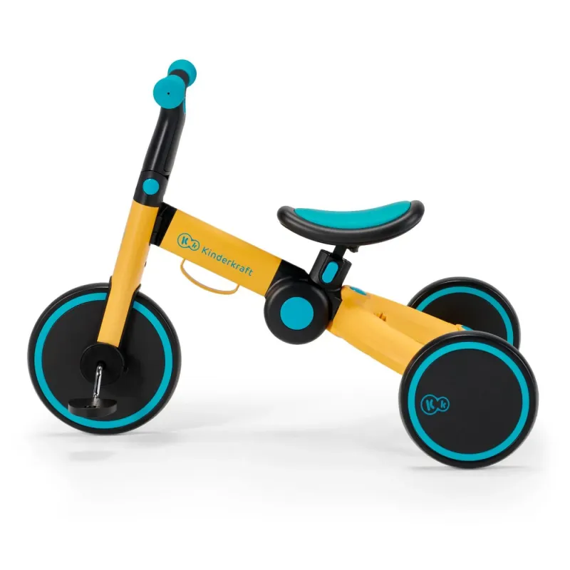 BICICLETĂ DE ECHILIBRU / TRICICLETĂ KINDERKRAFT 4TRIKE, PRIMROSE YELLOW