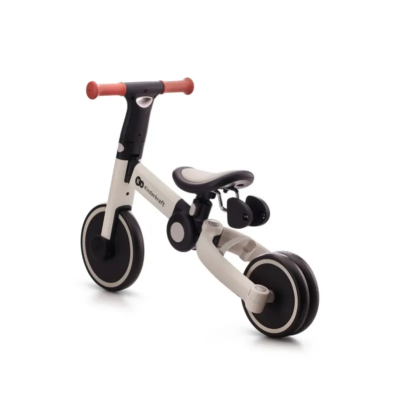 BICICLETĂ DE ECHILIBRU / TRICICLETĂ KINDERKRAFT 4TRIKE, SILVER GREY