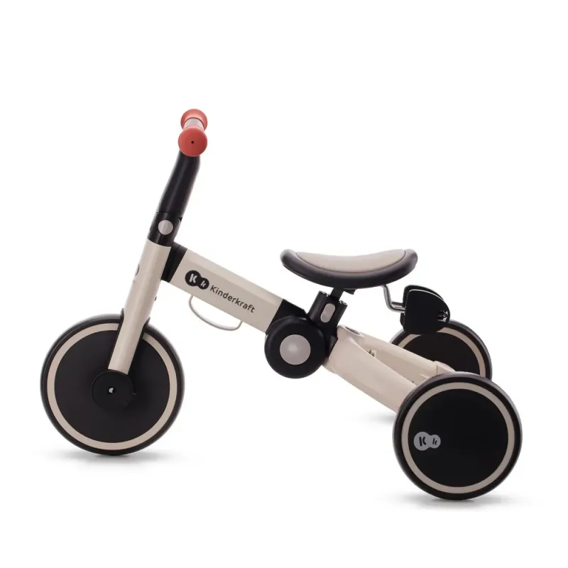 BICICLETĂ DE ECHILIBRU / TRICICLETĂ KINDERKRAFT 4TRIKE, SILVER GREY