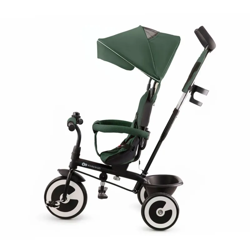 TRICICLETĂ COPII, KINDERKRAFT ASTON, MYSTIC GREEN