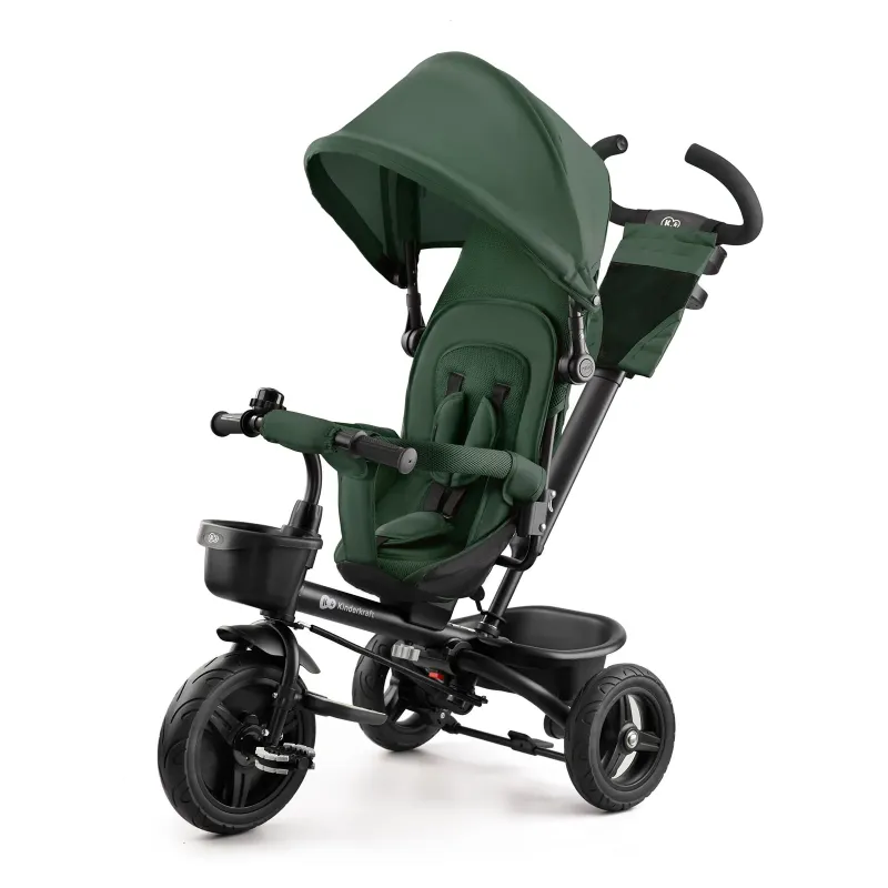 TRICICLETĂ COPII KINDERKRAFT AVEO, MYSTIC GREEN