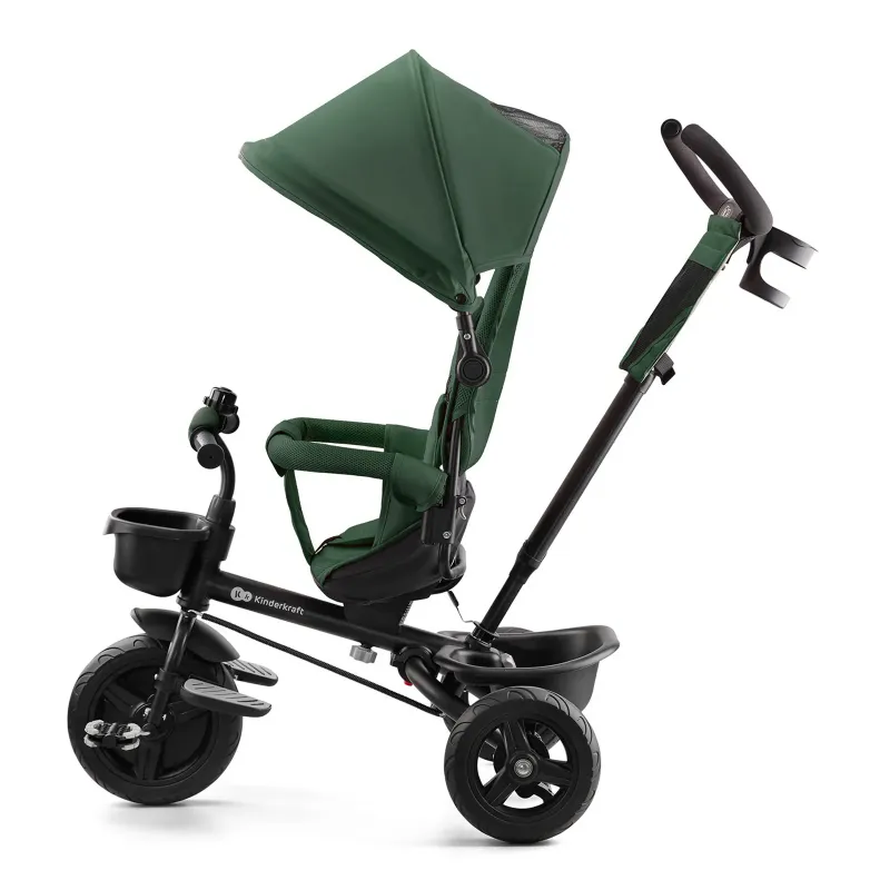 TRICICLETĂ COPII KINDERKRAFT AVEO, MYSTIC GREEN