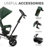 TRICICLETĂ COPII KINDERKRAFT AVEO, MYSTIC GREEN