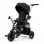 TRICICLETĂ KINDERKRAFT EASYTWIST, BLACK