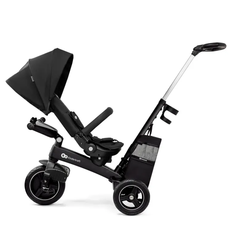TRICICLETĂ KINDERKRAFT EASYTWIST, BLACK