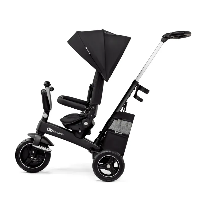 TRICICLETĂ KINDERKRAFT EASYTWIST, BLACK