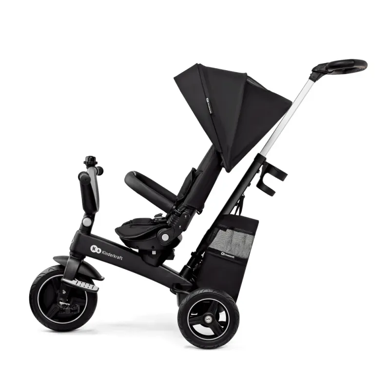 TRICICLETĂ KINDERKRAFT EASYTWIST, BLACK