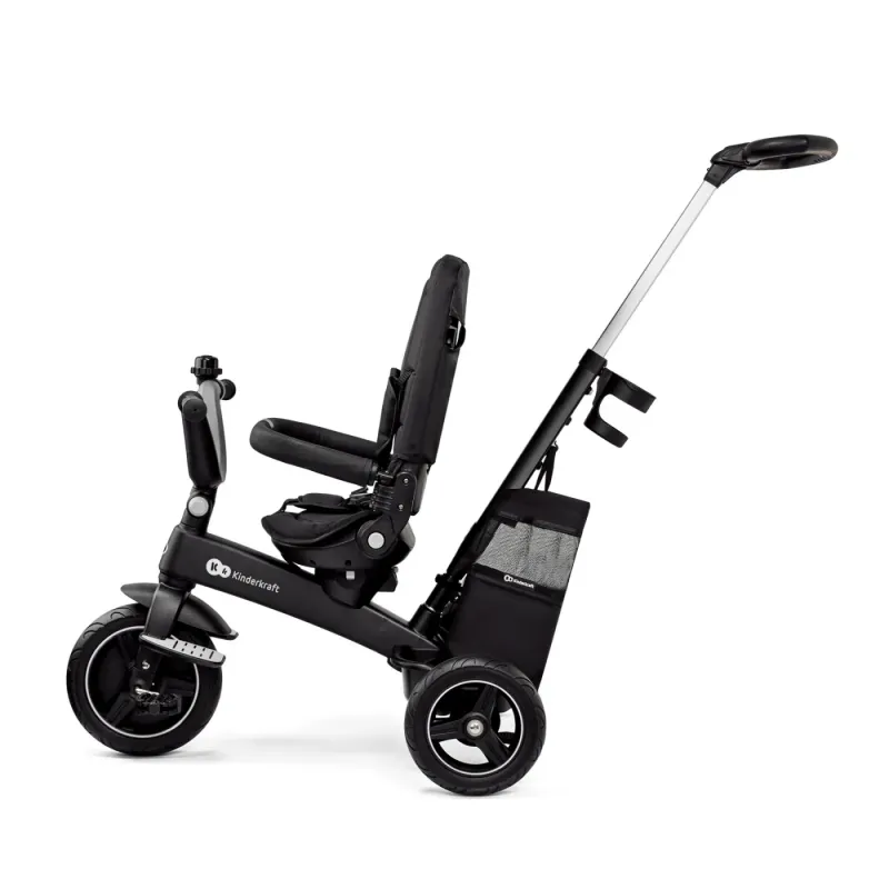 TRICICLETĂ KINDERKRAFT EASYTWIST, BLACK