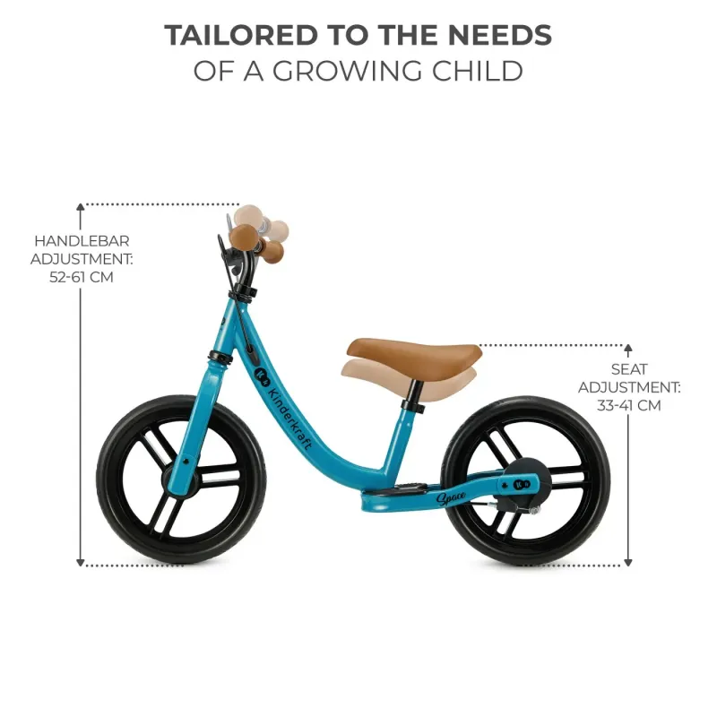 BICICLETĂ FARA PEDALE KINDERKRAFT SPACE DARK BLUE