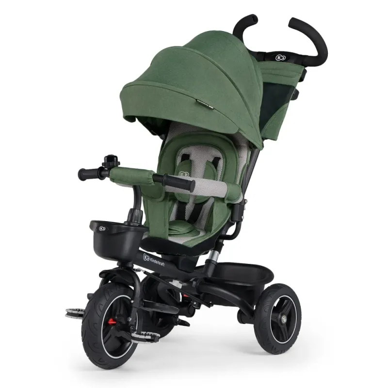 TRICICLETĂ KINDERKRAFT SPINSTEP, GREEN